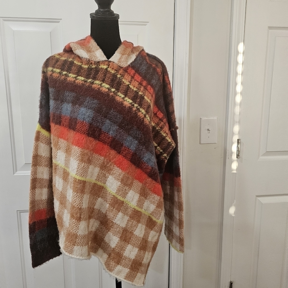 Free People Ainsley Poncho size S\P Boho Hippie{Bx15}
